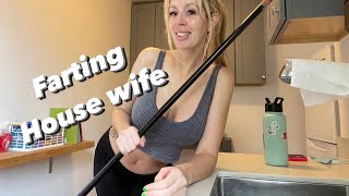 Farting house wife