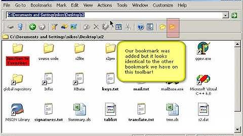 Customize toolbar icons