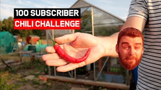 Eating Fresh Cayenne Pepper - 100 Subscriber Special