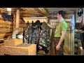 Live away from the net with my brother and dog in a log cabin! We prepare firewood and material