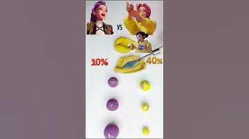 K pop demon hunters Color mixing #sorts #kpop #kpopdemonhunters #rumi