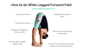 Beginners Yoga: How to do Wide Legged Forward Bend