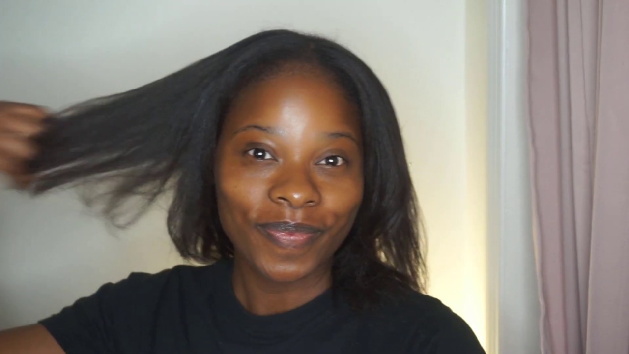 How I Straighten My Natural Hair Fine Low Density Hair YouTube How I Straighten My Natural Hair Fine Low Density Hair YouTube