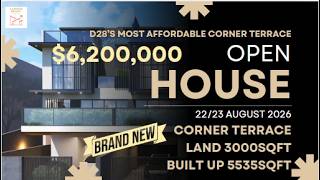 D28 Corner Terrace for Sale at $6.2M | 5BR Seletar Hills Landed Home Tour D28 Corner Terrace for Sale at $6.2M | 5BR Seletar Hills Landed Home Tour