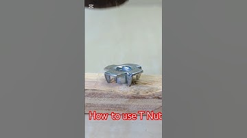 How to use T Nut (tee nut) for wood #diy  #shorts #woodworking @Craftwithnarada