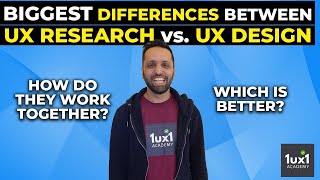 Difference between UX research & Design Explained - UXR and User experience design which is better?