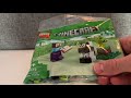 Building Minecraft Lego - Steves panda set 30672