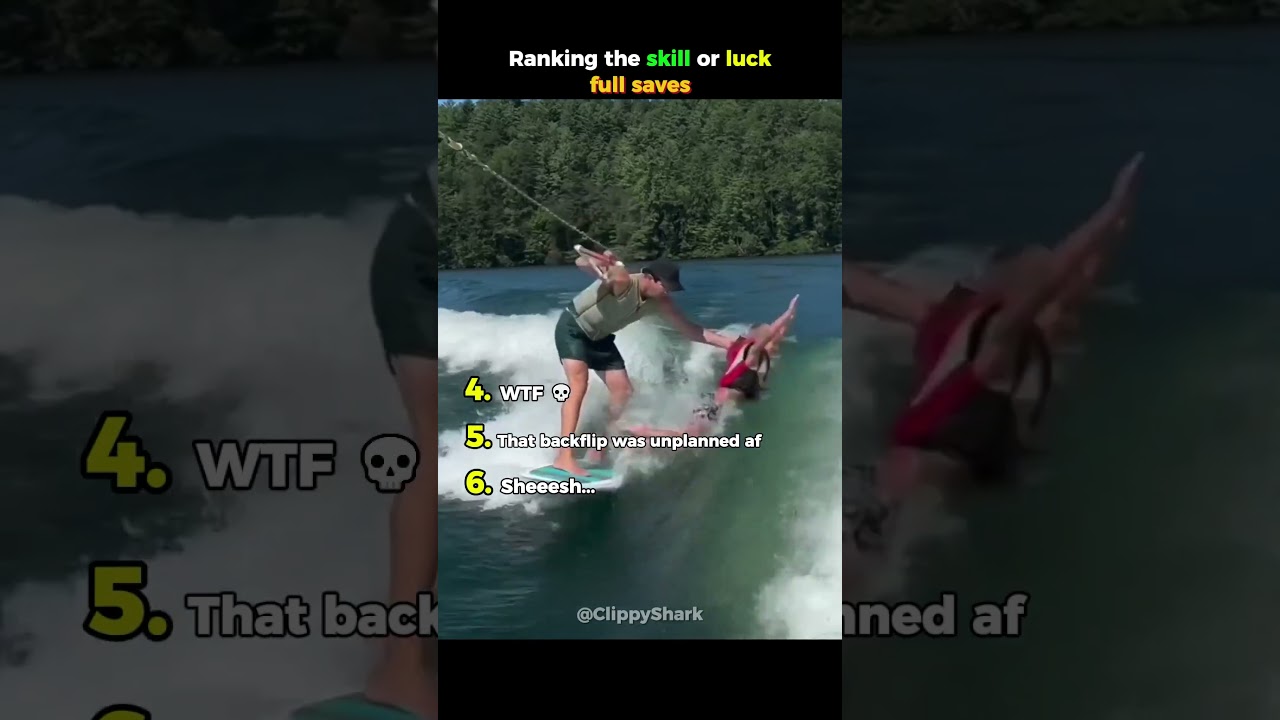 Ranking the skill or luck moments 😯    