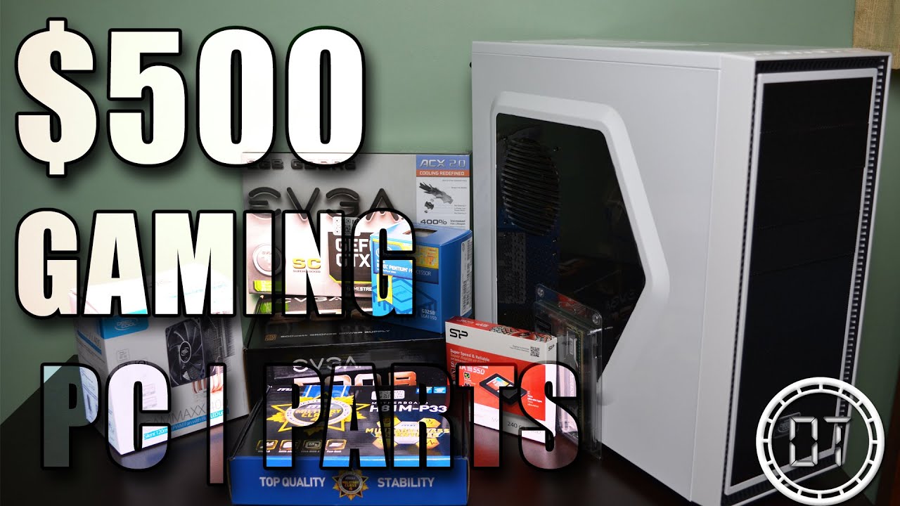 500 budget gaming pc build part 1 unboxing parts youtube