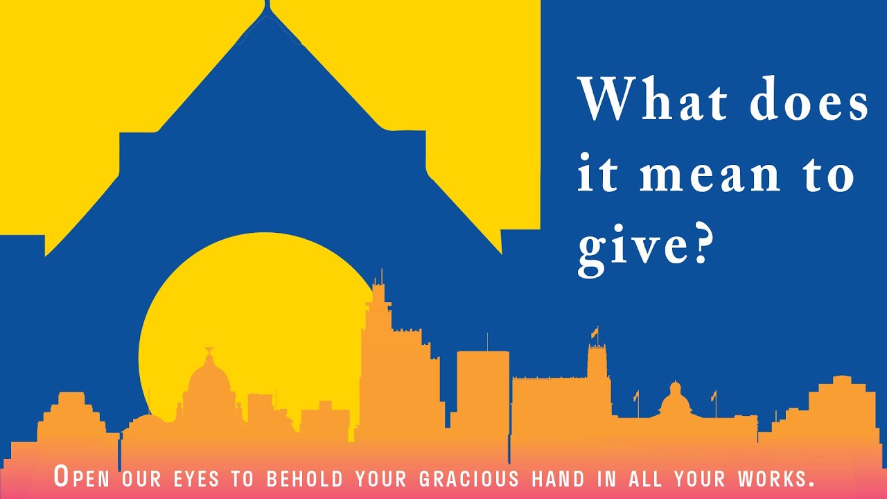 What does it mean to give? 