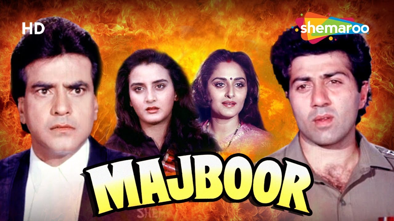 Download Majboor (1990) - Hindi Full Movie - Jeetendra - Sunny Deol - Jaya Prada - Bollywood Superhit Movies
