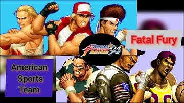 King of Fighters ’94 – Fatal Fury Team Annihilates American Sports Team ! 