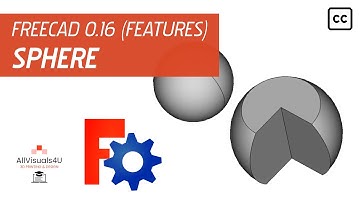 FreeCAD Tutorial - Feature - Sphere (Part Workbench)
