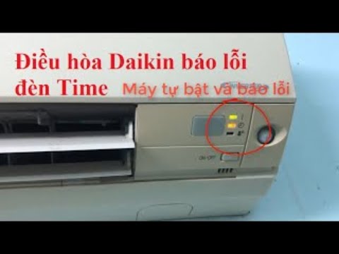 Sửa Điều Hòa Daikin Báo Lỗi Đèn Time / Repair Daikin Air Conditioner To Report Time Error.