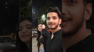 Munawar Faruqui with her girlfriend nazila bubby going to watch movie | munawar and nazila Resimi