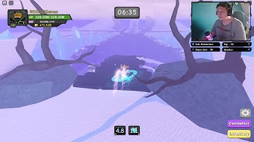 Dungeon Quest trying some random dungeons.