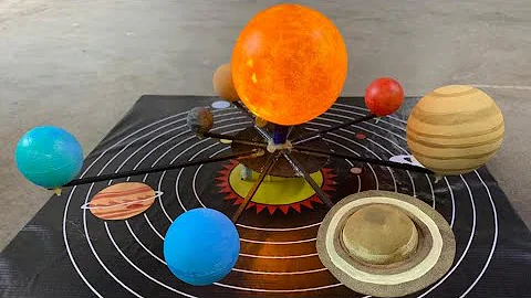 Solar system Working Model Making .Science Project. For school colleges science exhibition
