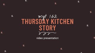 MGT 162 - VIDEO PRESENTATION