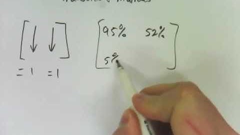 16F - Transition Matrices
