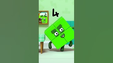 #shorts | Meet Numberblock Four! | Counting for Kids | Maths Cartoons