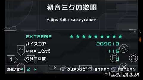 This song literally is the hardest thing ever on project DIVA extend- psp