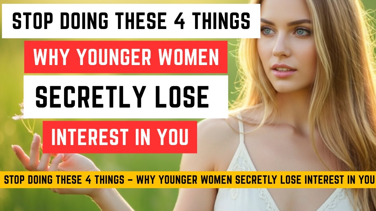 Stop Doing These 4 Things – Why Younger Women Secretly Lose Interest in You