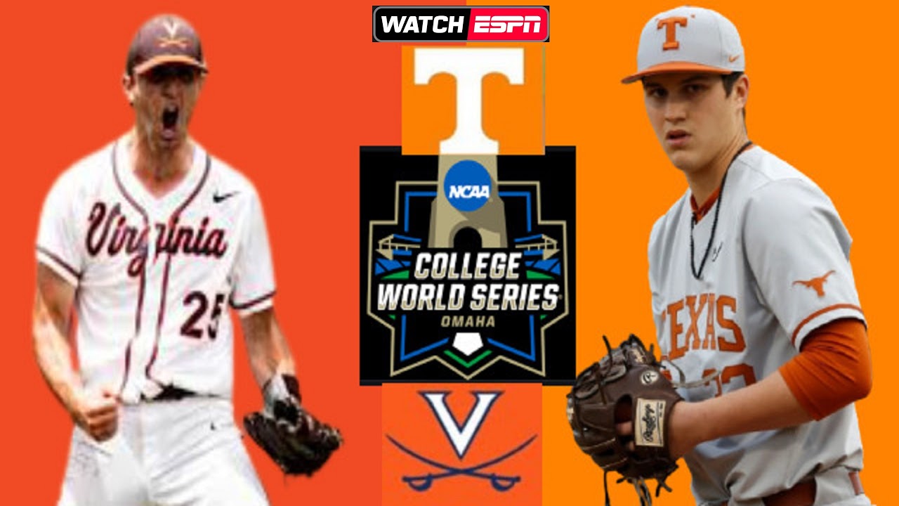 Texas vs Virginia | NCAA Baseball College World Series Tournament 2021 ...