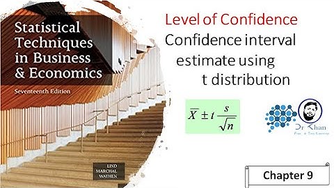 Confidence Interval Estimation Using t test in Urdu | Confidence Interval Using t test in Hindi