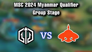 Zino Esports VS Burmese Ghouls  ( Bo3 ) | MSC 2024  Myanmar Qualifier Group Stage