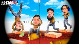 Снайперы vs. Бегуны на 12.000 Голды! (Standoff 2) ft. Рик, Мафиозник, Энигматик