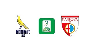MODENA vs MANTOVA 🔴DIRETTA LIVE  SERIE B TELECRONACA STATISTICHE &amp; PARTITA LIVE