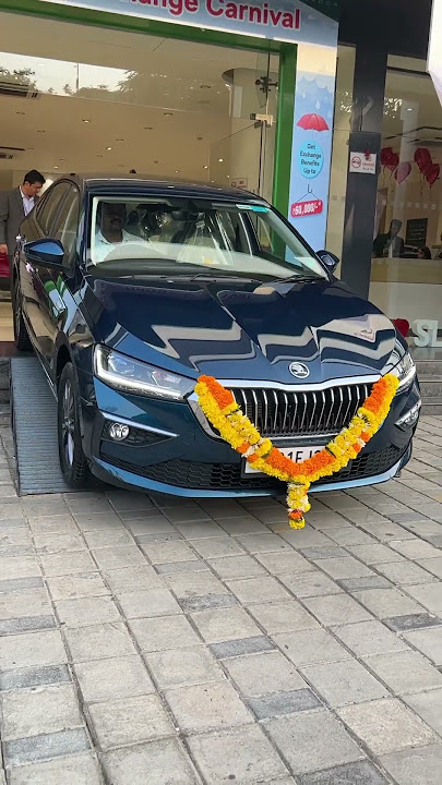 Skoda Slavia Lava Blue edition #beautiful #superpremium #color #beast
