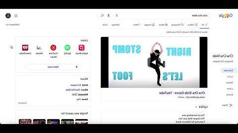 Cha Cha Slide with Google Search