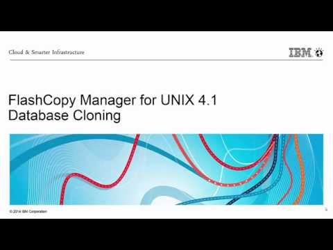FlashCopy Manager 4.1 for Unix - Database Cloning