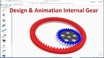 Solid Edge Tutorials #47 | Design & Animation Internal Gearing (Spur Gear)