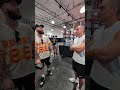 Students of the game. #timtszyu and #calebplant talk boxing at camp.