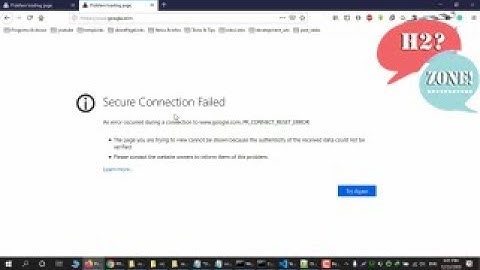 How Easily Fix Secure Connection Failed PR_CONNECT_RESET_ERROR In Firefox