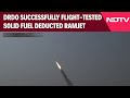 DRDO Successfully Flight Tested Solid Fuel Deducted Ramjet From ITR Chandipur, Odisha