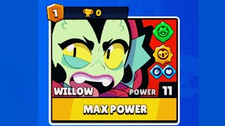 Unlocking & Maxing NEW Brawler Willow