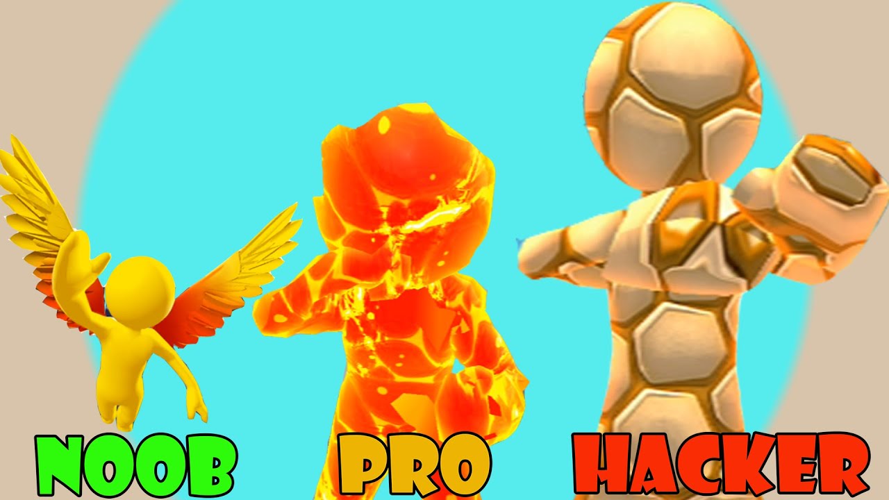 Hero Inc! - NOOB Vs PRO Vs HACKER in Game