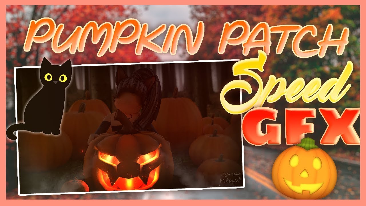 Halloween Pumpkin Patch Roblox Speed Gfx Pickles Edits Youtube - roblox gfx aesthetic halloween