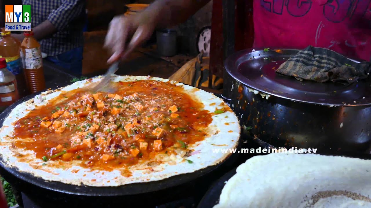 Paneer Dosa - Easy To Make Dosa Recipe - Popular South Indian Breakfast Recipe | Indian Street Food | STREET FOOD