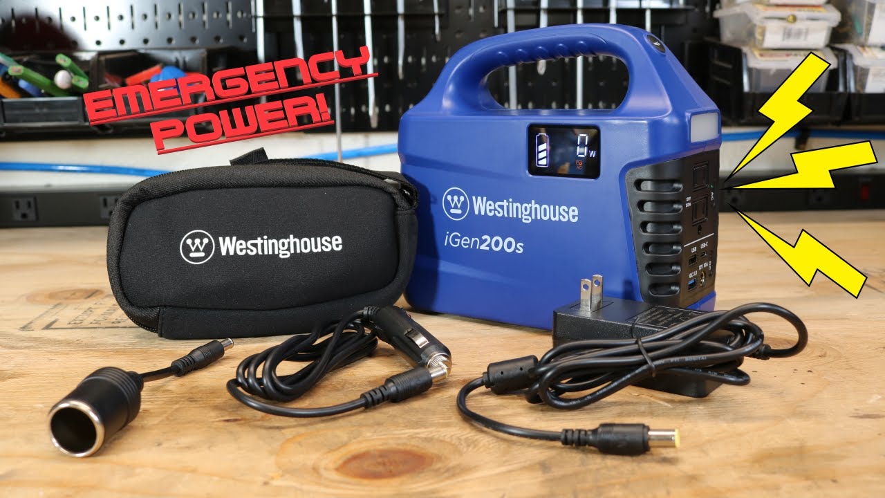 Westinghouse iGen200s Portable Power Station - YouTube