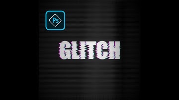 How to create a GLITCH text effect in Photoshop 2020 in a easy way.