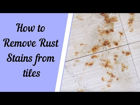 जंग लगे फर्श को साफ करणे का आसान तरीका  | How to remove rust stains from floor in hindi