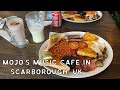 Full english breakfast at mojos music cafe in scarborough uk