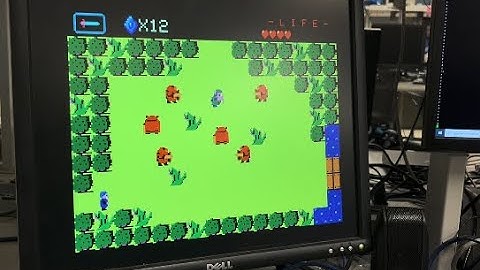Zelda-inspired video game implemented on RP2040