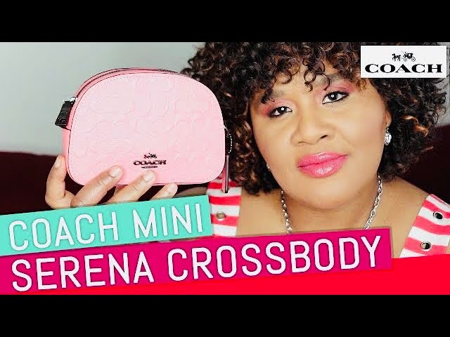 Coach Mini Serena Crossbody  Crossbody, Coach, Zip around wallet