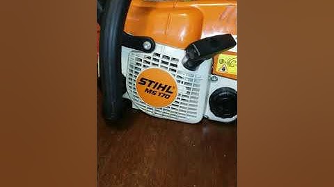 STIHL MS170 CHOKE LEVER FIX