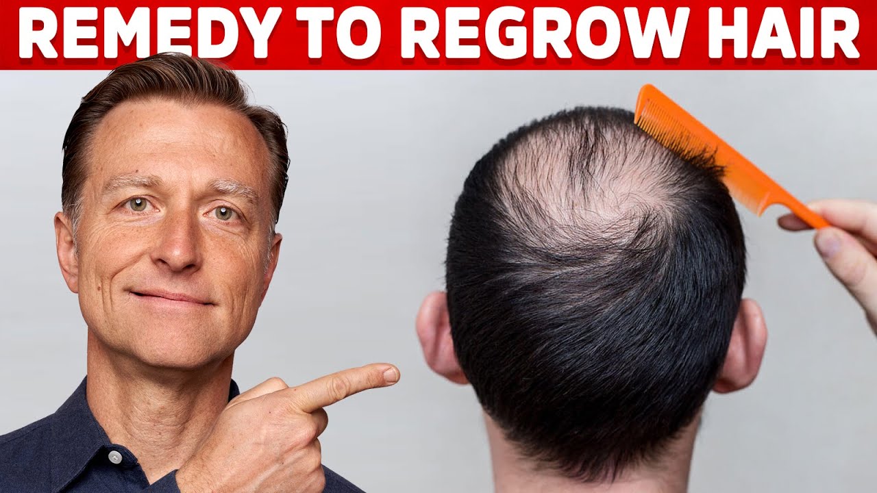 How to Regrow Hair (the Two Causes of Hair Loss) – Dr. Berg - YouTube
